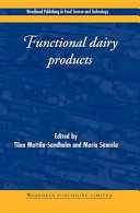 Functional Dairy Products T Mattilasandholm Maria Saarela
