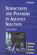 Surfactants And Polymers In Aqueous Solution Krister Holmberg