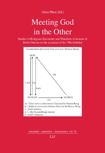 Meeting God In The Other Studies In Religious Encounter And Pluralism In Honour Of Dorin Oancea On The Occasion Of His 70th Birthday Alina Ptru Editor