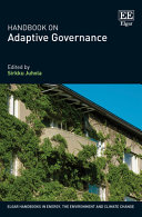 Handbook On Adaptive Governance Sirkku Juhola