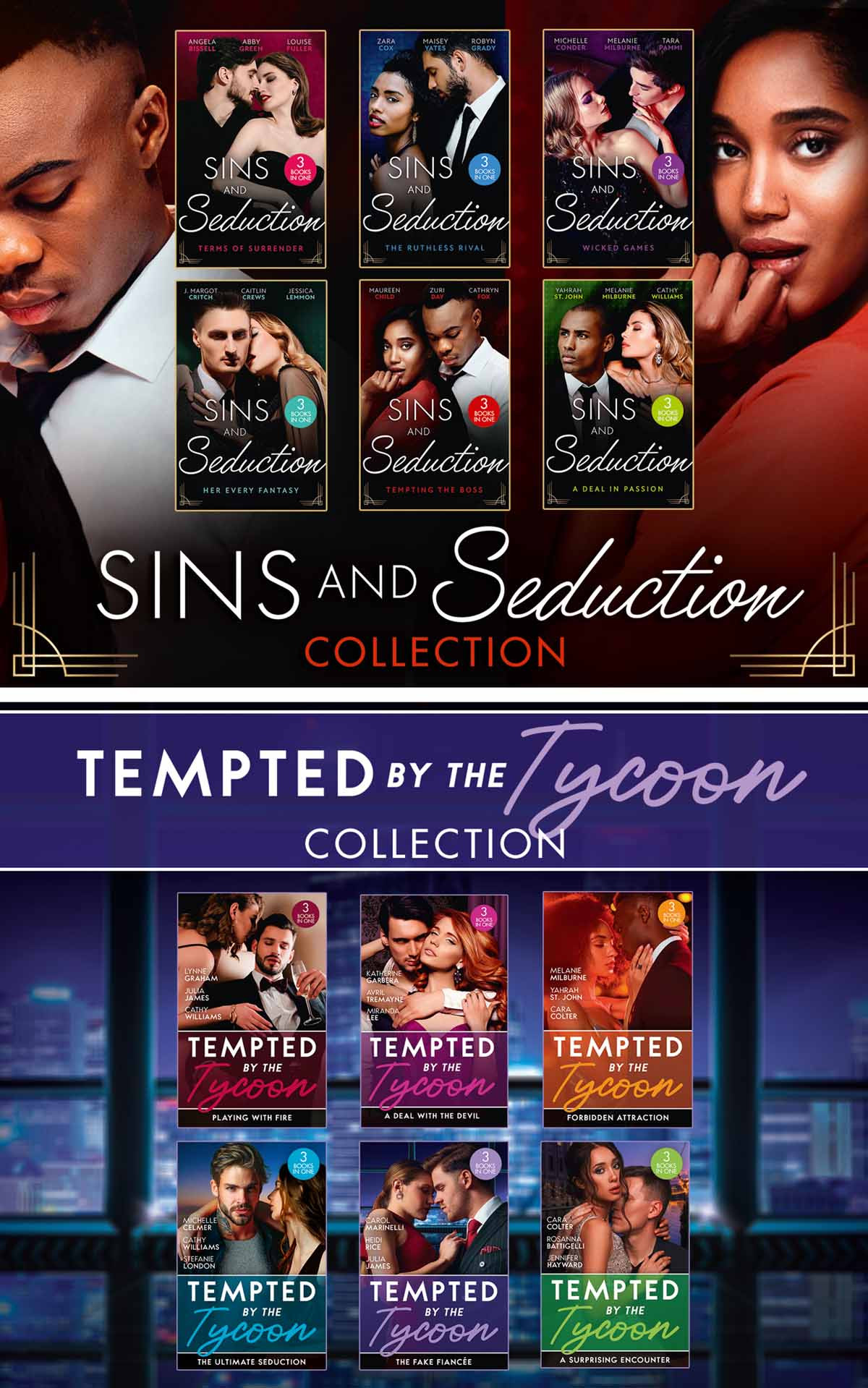 Sins And Seduction Tempted By The Tycoon Collection Angela Bissell