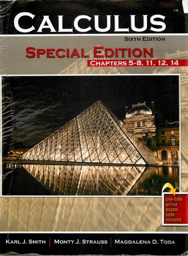 Calculus Special Edition Chapters 58 11 12 14 6th Edition Karl J Smith