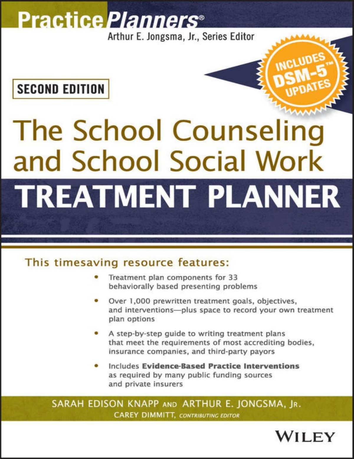The School Counseling And School Social Work Treatment Planner With Dsm5 Updates Sarah Edison Knapp Arthur E Jongsma Catherine L Dimmitt Arthur E Jongsma Catherine L Dimmitt