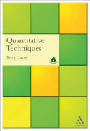 Quantitative Techniques 2nd Edition Terence Lucey Terry Lucey