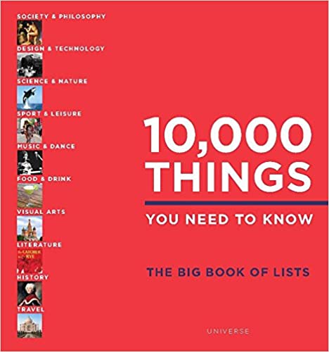 10000 Things You Need To Know The Big Book Of Lists Elspeth Beidas