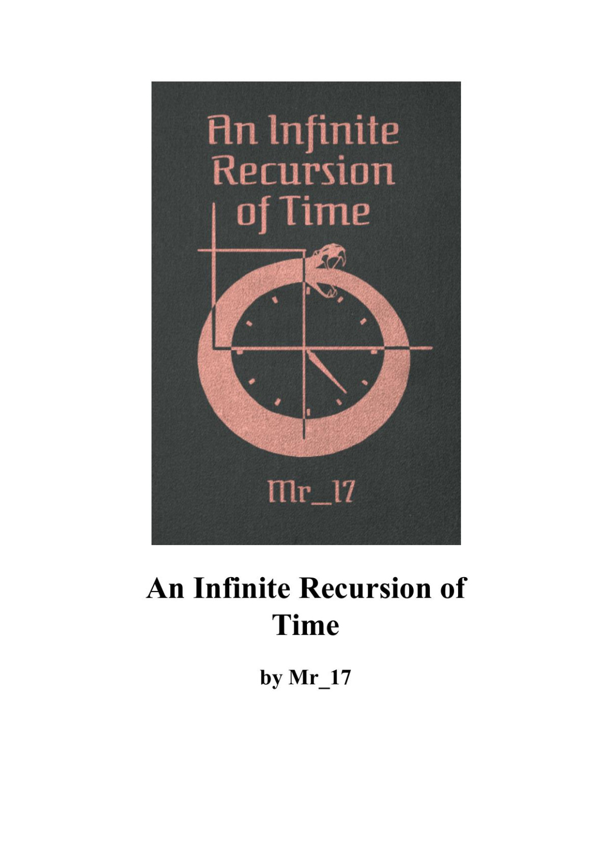 An Infinite Recursion Of Time 1st Edition Mr17