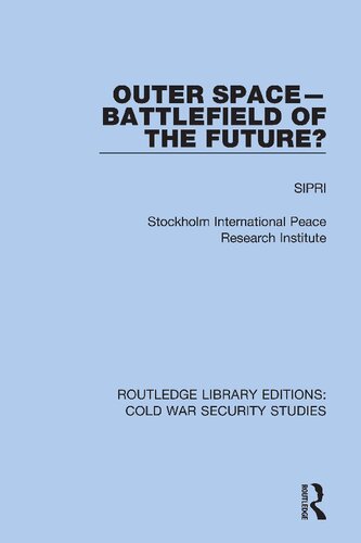 Outer Spacebattlefield Of The Future 1st Edition Sipri
