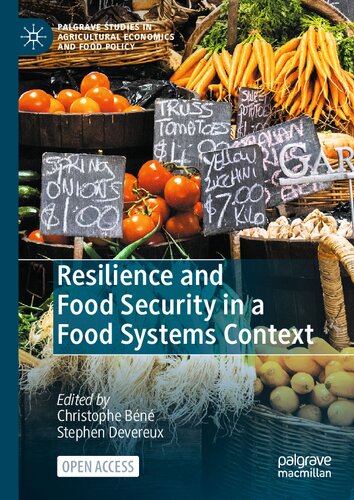Resilience And Food Security In A Food Systems Context Christophe Bn