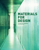 Materials For Architectural Design Victoria Ballard Bell Patrick Rand