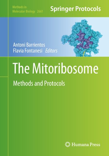 The Mitoribosome Methods And Protocols Antoni Barrientos Flavia Fontanesi