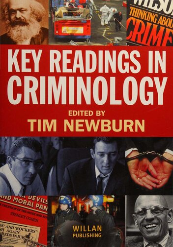 Key Readings In Criminology 1st Edition Tim Newburn