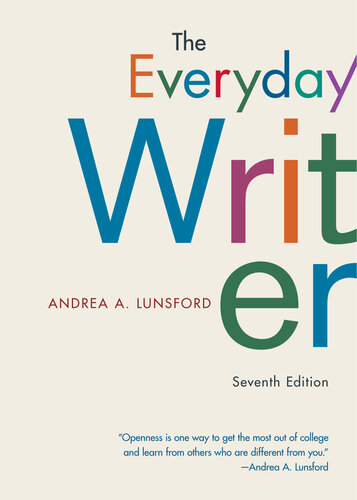The Everyday Writer 7th Edition Andrea Lunsford