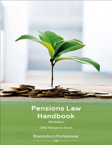 Pensions Law Handbook 15th Edition Cms Pensions Team