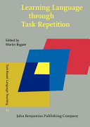 Learning Language Through Task Repetition Amsterdam Philadelphia Martin Bygate