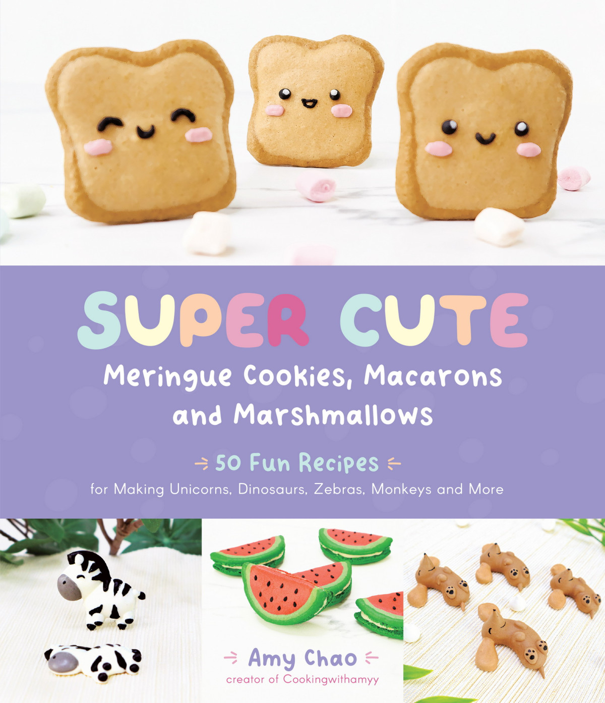 Super Cute Meringue Cookies Macarons And Marshmallows Amy Chao