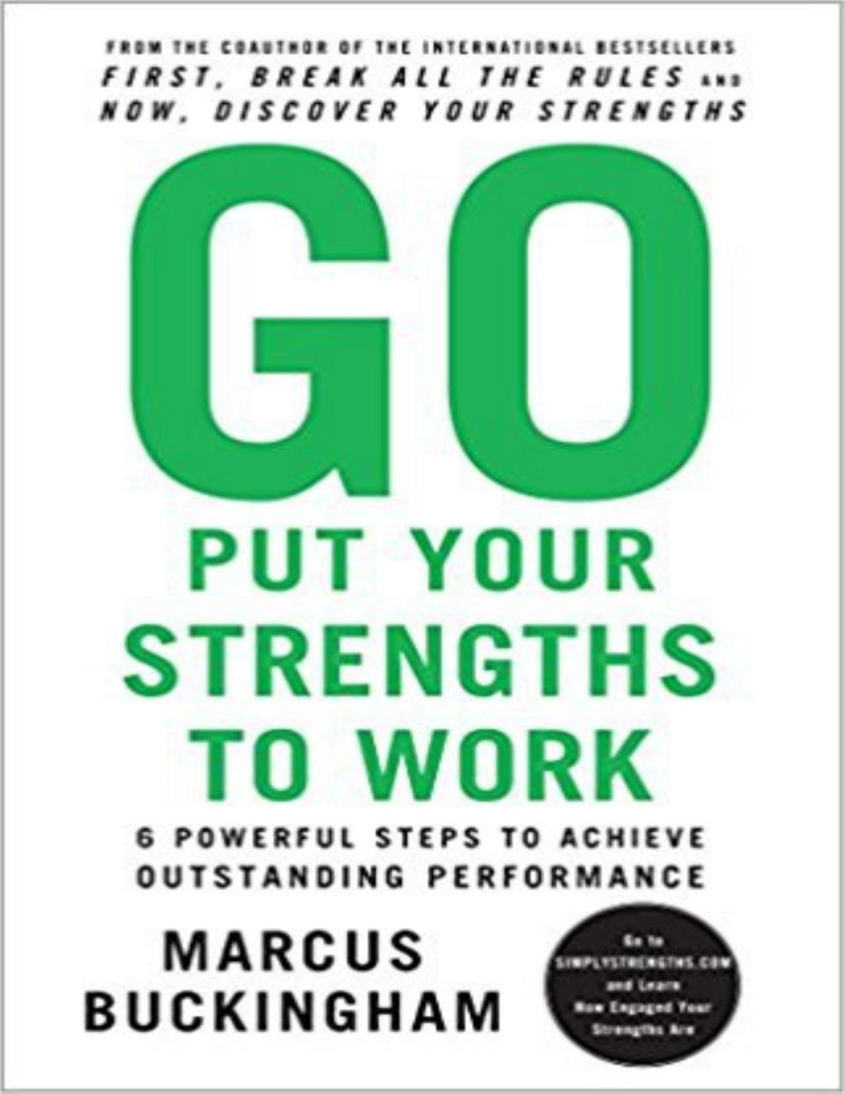 Go Put Your Strengths To Work Marcus Buckingham