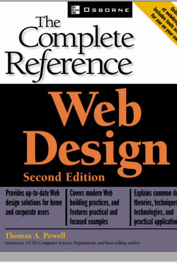 Web Design Complete Reference 2nd Edition Thomas A Powell