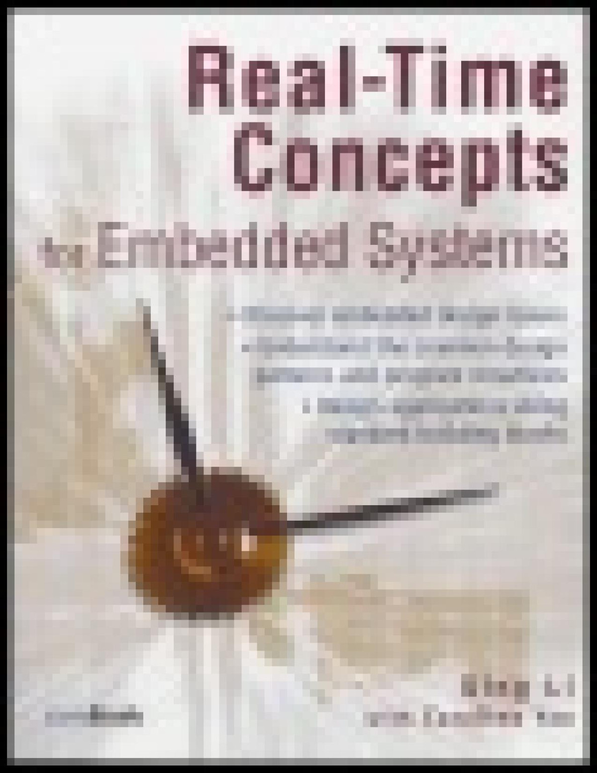 Realtime Concepts For Embedded Systems Qing Li Carolyn Yao