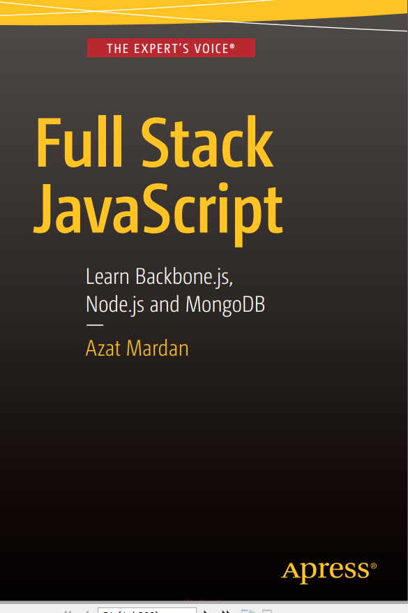 Full Stack Javascript 1st Edition Azat Mardan