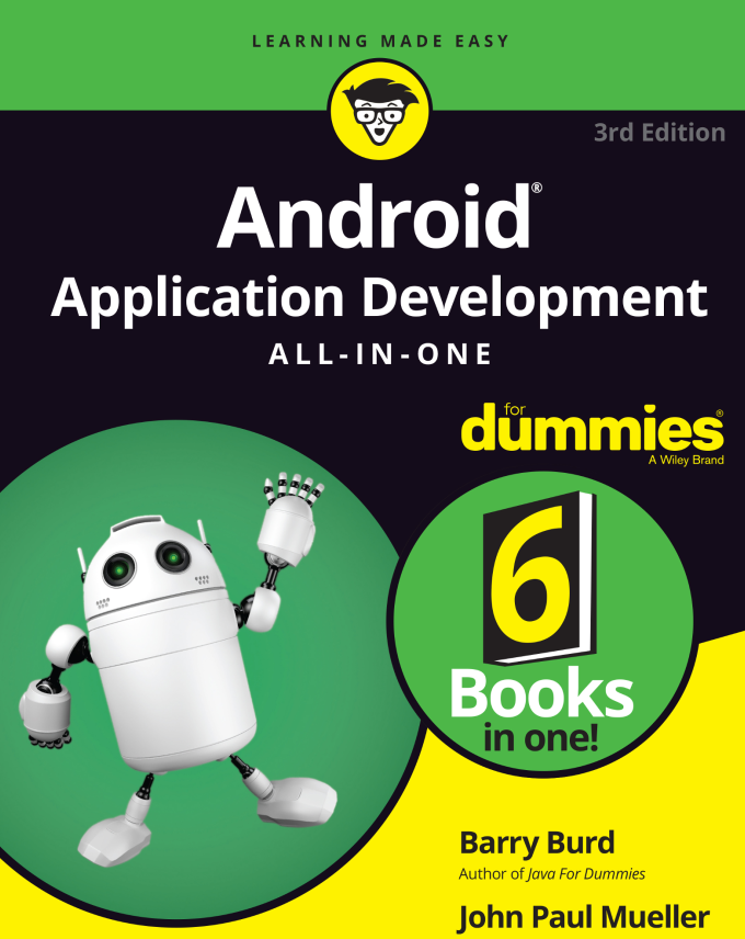 Android Application Development Allinone For Dummies 3rd Edition 3rd Barry Burd