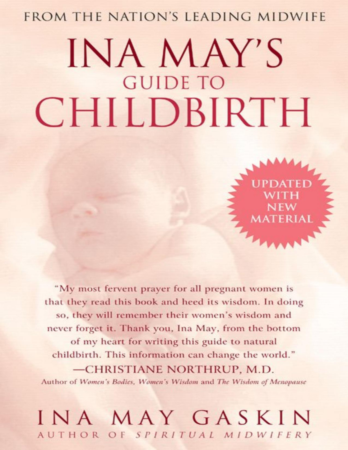 Ina Mays Guide To Childbirth Gaskin Ina May