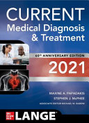 Current Medical Diagnosis Treatment 2021 60e Sep 11 20201260469867mcgrawhill Maxine A Papadakis