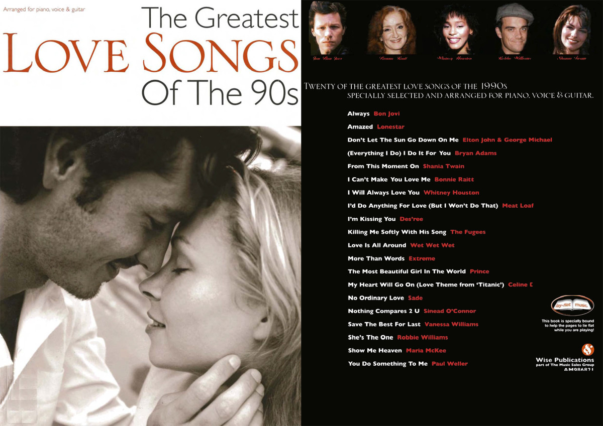 The Greatest Love Songs Of The 90s Piano Vocal Guitar Boogiewoogie Ru