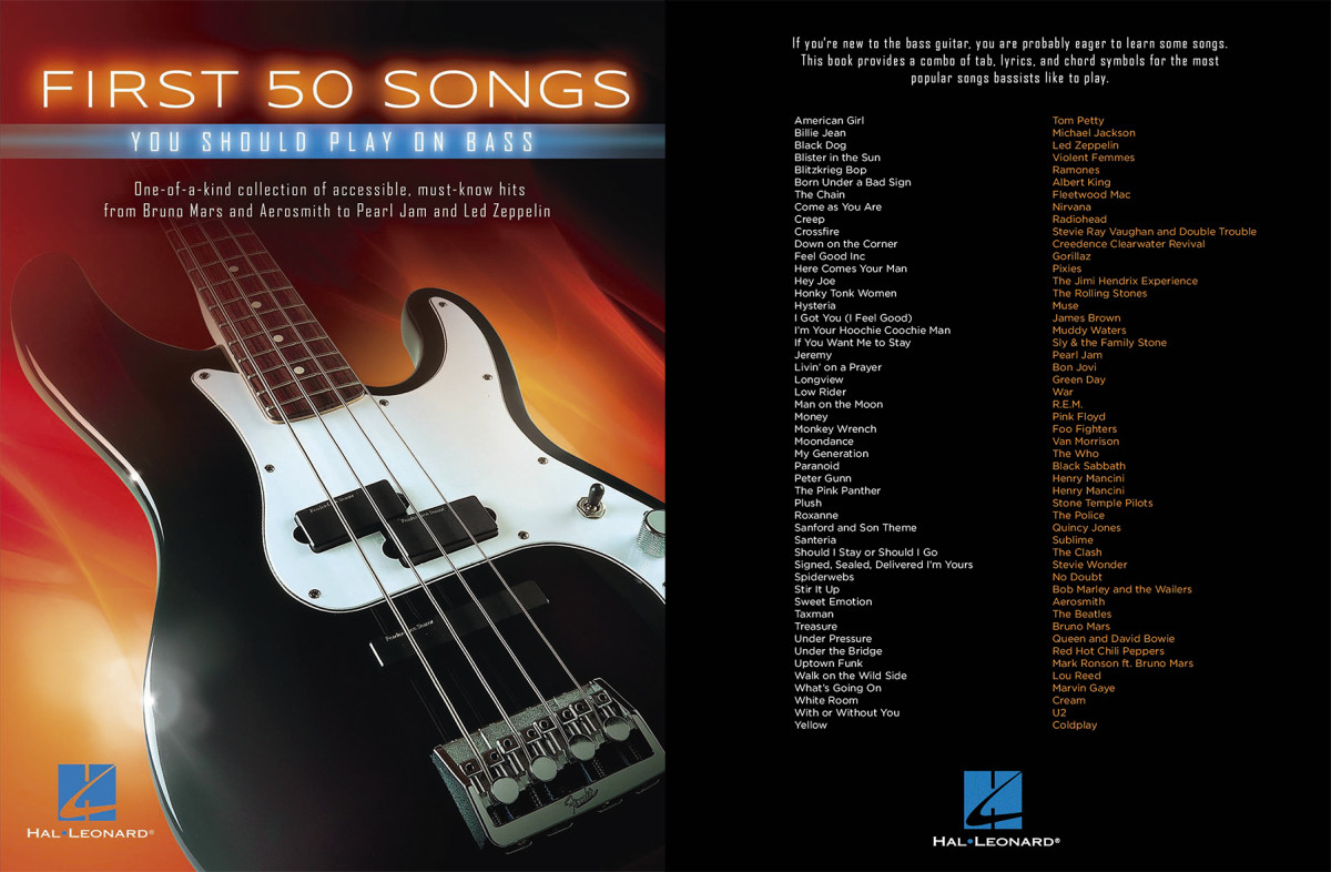 First 50 Songs You Should Play On Bass Hal Leonard