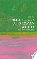 Ancient Greek And Roman Science A Very Short Introduction Liba Taub