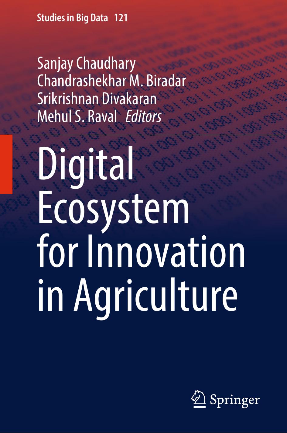 Digital Ecosystem For Innovation In Agriculture Sanjay Chaudhary