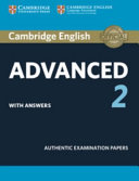 Cambridge English Advanced 2 Students Book With Answers Cambridge English Language Assessment