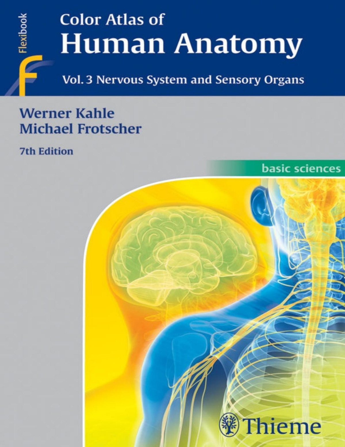 Color Atlas Of Human Anatomy Vol 3 Nervous System And Sensory Organs Werner Kahle Michael Frotscher