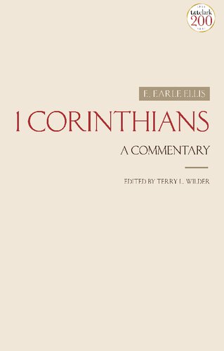 1 Corinthians E Earle Ellis