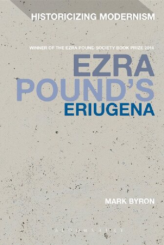 Ezra Pounds Eriugena Mark Byron