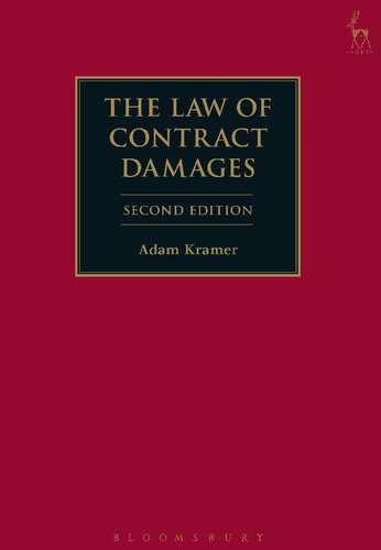 The Law Of Contract Damages Adam Kramer