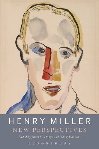 Henry Miller New Perspectives Indrek Männiste Editor
