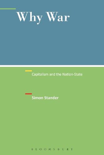 Why War Capitalism And The Nationstate Simon Stander