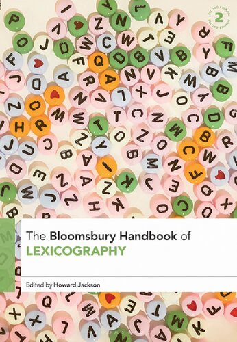 The Bloomsbury Handbook Of Lexicography Howard Jackson Editor