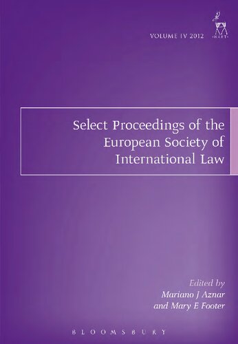Select Proceedings Of The European Society Of International Law Hlne Ruiz Fabri