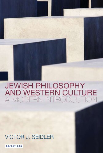 Jewish Philosophy And Western Culture A Modern Introduction Victor J Seidler