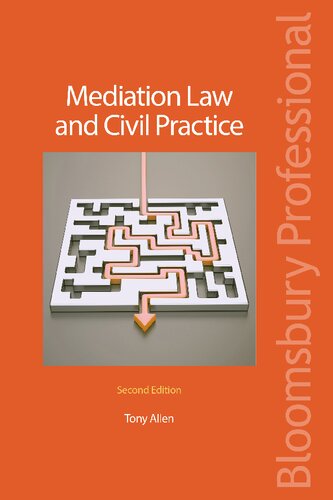 Mediation Law And Civil Practice Tony Allen