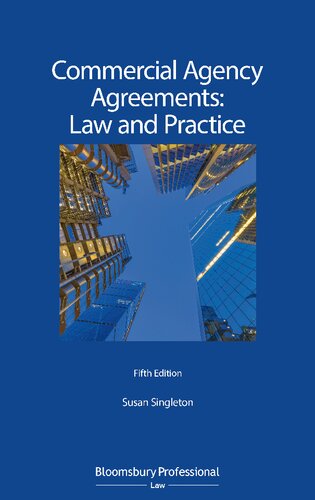 Commercial Agency Agreements Law And Practice Susan Singleton