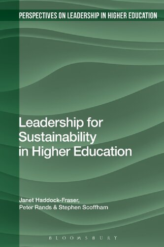 Leadership For Sustainability In Higher Education Janet Haddockfraser