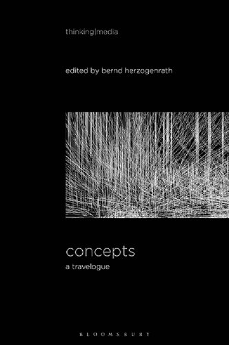 Concepts A Travelogue Bernd Herzogenrath Editor