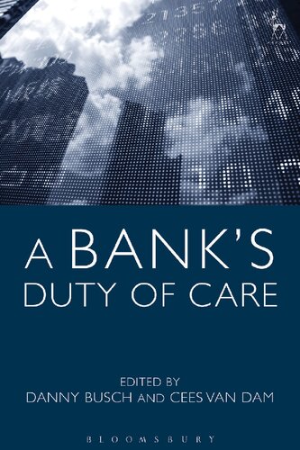 A Banks Duty Of Care Danny Busch Cees Van Dam Editors