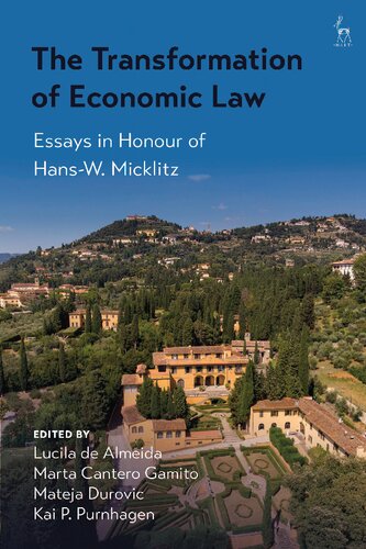 The Transformation Of Economic Law Essays In Honour Of Hansw Micklitz Lucila De Almeida Marta Cantero Gamito Mateja Durovic Kai P Purnhagen Editors