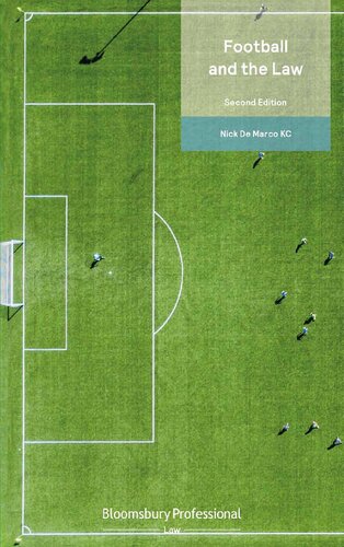 Football And The Law 2nd Edition Nick De Marco Kc