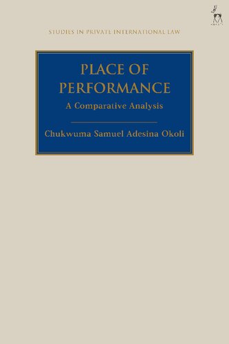Place Of Performance A Comparative Analysis Chukwuma Samuel Adesina Okoli