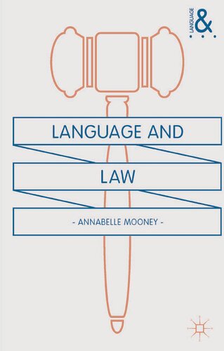 Language And Law Annabelle Mooney