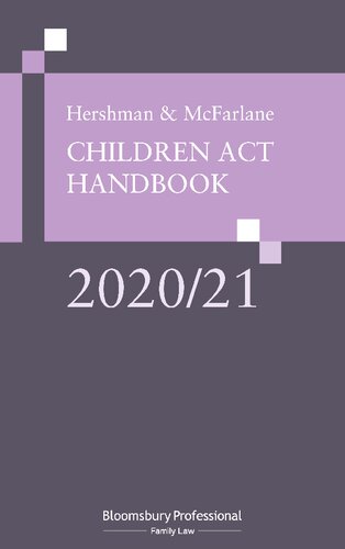 Hershman Mcfarlane Children Act Handbook 202021 David Hershman Andrew Mcfarlane